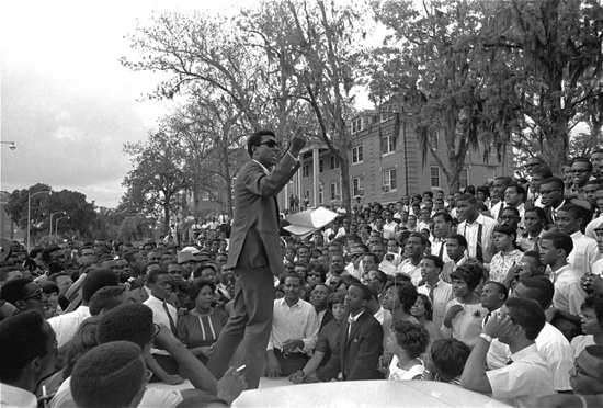 CARMICHAEL SPEAKS TO STUDENTS