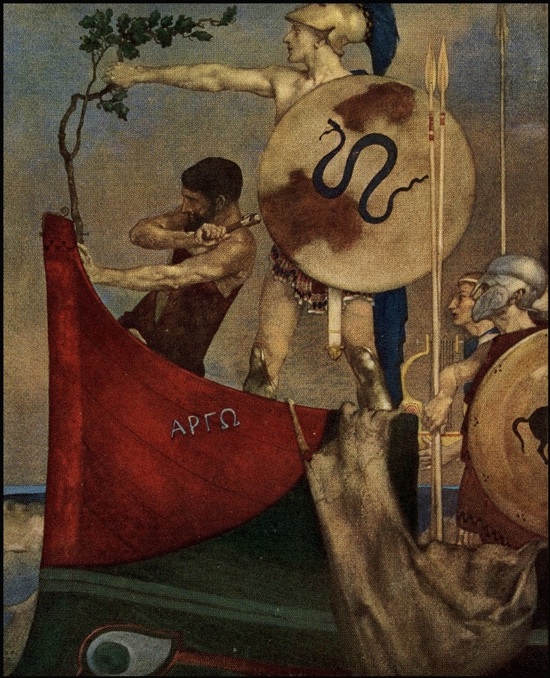 <em>The Heroes</em>, 1912 illustration by William Russell Flint