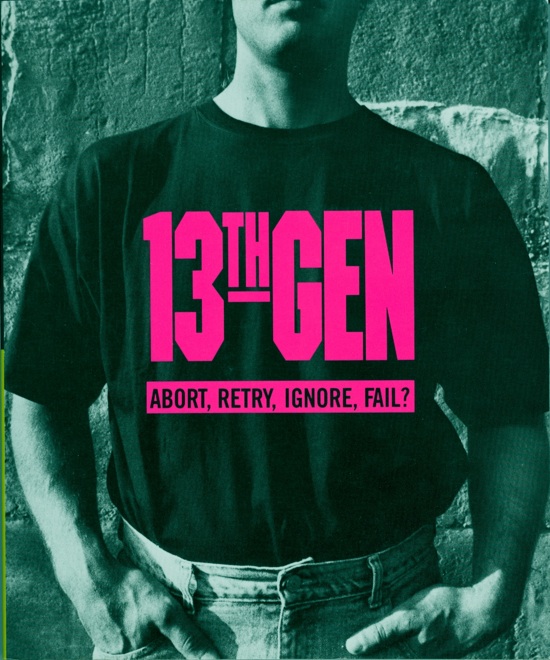 Howe and Strauss's Gen X book