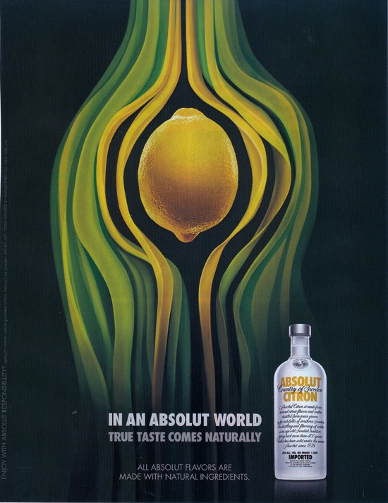 Absolut ad, <em>In Style</em>, June 2009