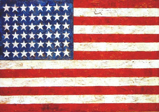 Jasper Johns's "Flag," 1954