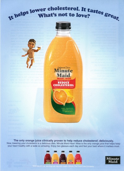 Minute Maid ad from <em>Family Circle</em>, 10/17/08