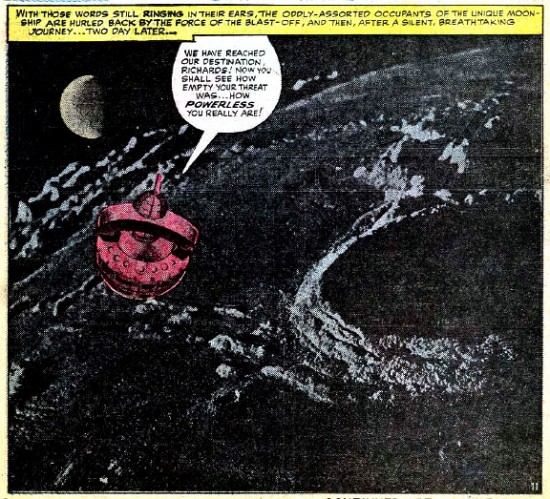 A Kirby photomontage from Fantastic Four no. 29 (August 1964)