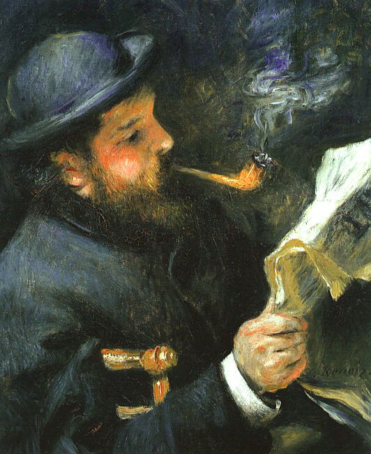 Pierre_August_Renoir,_Claude_Monet_Reading
