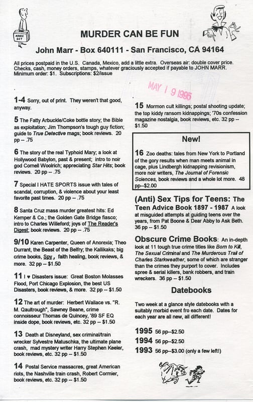 murder list
