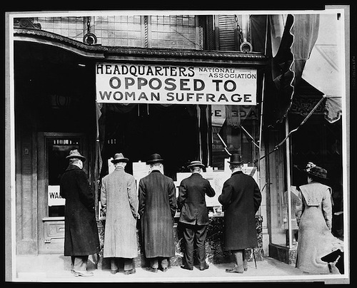 suffrage opposition