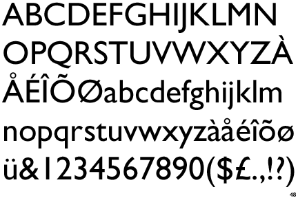 GillSans