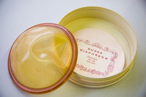 1940s Durex diaphragm — couldn't find a photo of a Servex model.