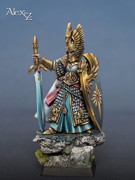High Elf, sculpt by Games Workshop, painted by Alexi Z