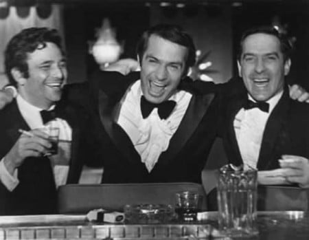 Ben Gazzara, center, with Peter Falk and John Cassavetes