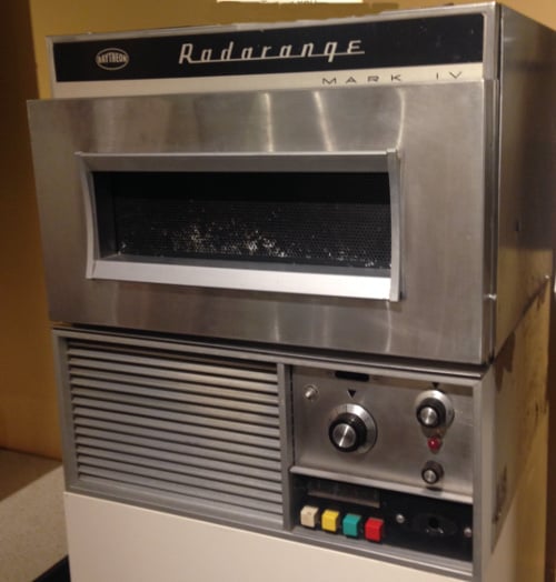 An early 1960s Radarange at the Culinary Arts Museum